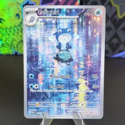 Pokemon TCG Poliwhirl 176/165 Scarlet & Violet 151 Illustration Rare Holo 2023 - Image 1