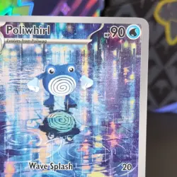Pokemon TCG Poliwhirl 176/165 Scarlet & Violet 151 Illustration Rare Holo 2023 - Image 3