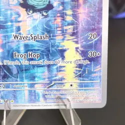 Pokemon TCG Poliwhirl 176/165 Scarlet & Violet 151 Illustration Rare Holo 2023 - Image 5