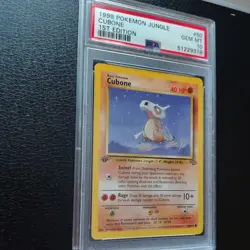 1999 Pokemon Jungle 1st Edition Cubone #50 PSA 10 Gem Mint - Image 2