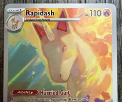 Pokemon TCG Destined Rivals Rapidash 189/182 Full Art - Image 2