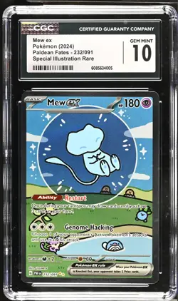 Mew EX 232/091 Special Illustration Rare Pokemon CGC 10 Gem Mint *005 - Image 1