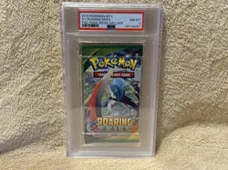 Pokemon XY Roaring Skies Mega Gallade Factory Sealed Booster Pack PSA 8 NM-MT - Image 1