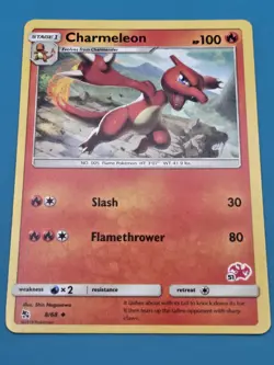 Charmeleon 8/68 Charizard Stamped #51 Battle Academy Pokemon TCG LP - Image 1
