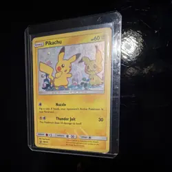 Pokemon TCG Pikachu SM162 Holo Promo English 2019 60 HP Basic - Image 1