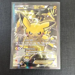 Pokemon Pikachu EX Full Art Promo Holo XY124 XY Basic 130 HP - Image 1