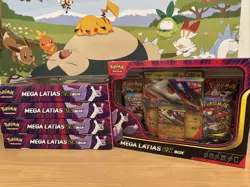 Pokemon TCG: Mega Evolution : Mega Latias ex Collection Box *5 Boxes Included* - Image 1