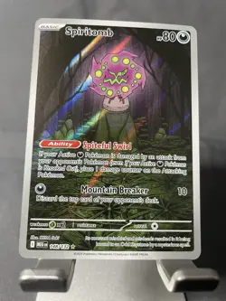 Spiritomb 148/132 Illustration Rare Pokemon TCG Mega Evolution NM - Image 3