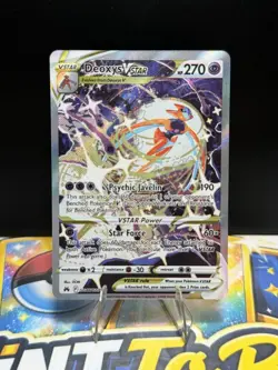 2023 POKEMON DEOXYS VSTAR CROWN ZENITH GALARIAN GALLERY ULTRA RARE GG46 HOLO - Image 1