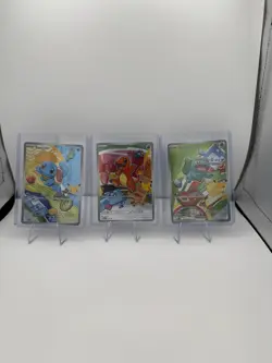 Pokemon First Partner Series 1 Bulbasaur 037 Charmander 038 Squirtle 039 Kanto - Image 1