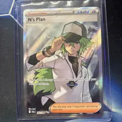 Pokemon TCG N's Plan 163/086 Ultra Rare Black Bolt - Image 1