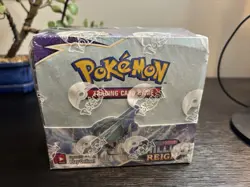 Sealed Pokemon TCG Chilling Reign Booster Box Sword & Shield in Plastic Case - Image 1