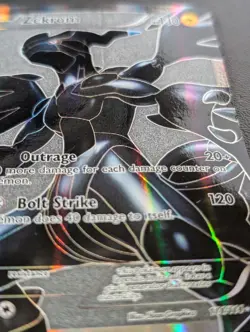 2011 Pokemon Black & White Base Set Zekrom 114/114 Holo Card HP/DMG - Image 3