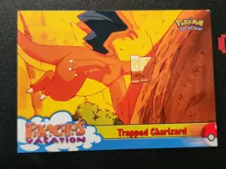 Topps Pikachu's Vacation Trapped Charizard- First Movie #51 MINT BLUE LABEL RARE - Image 1