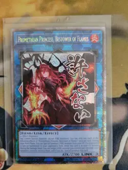 Yu-Gi-Oh! Promethean Princess, Bestower of Flames STAMPED STARLIGHT RA05-EN107 - Image 1