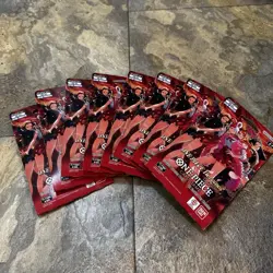 One Piece TCG Heroines Edition EB-03 Sleeved Booster Pack - Lot Of 8 - Image 1