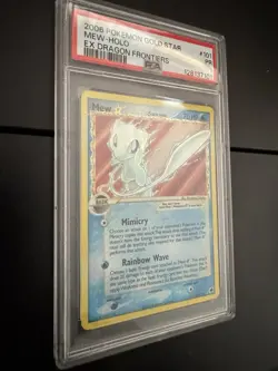 MEW GOLD STAR PSA 1 #101 EX DRAGON FRONTIERS - LOW POP! DELTA SPECIES WATER TYPE - Image 5