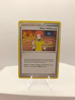 Pokemon TCG Flint's Willpower 91/111 Rising Rivals Uncommon card Normal - Image 1