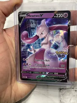 Mewtwo V Promo SWSH: Sword & Shield Promo Card SWSH223 LP+ Pokemon Nintendo TCG - Image 1