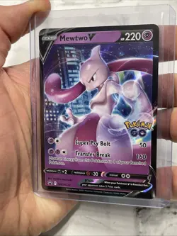 Mewtwo V Promo SWSH: Sword & Shield Promo Card SWSH223 LP+ Pokemon Nintendo TCG - Image 2
