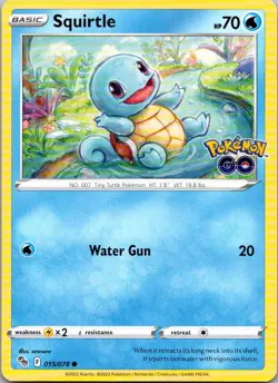 NM - Squirtle #015/078 | Common | Pokemon GO - Image 1