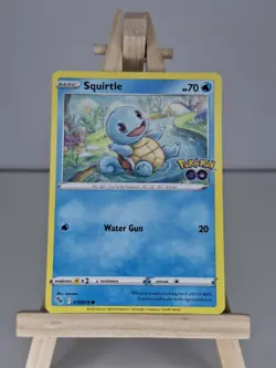 Pokemon TCG Squirtle Pokemon Go Set 015/078 Common NM - Image 1
