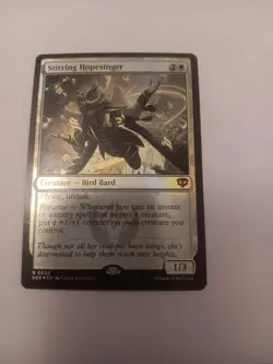 Stirring Hopesinger 35 Rare Secrets of Strixhaven Magic: The Gathering Foil NM - Image 1