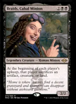 Braids, Cabal Minion LP Light Play Modern Horizons 2 MTG [11471] - Image 1