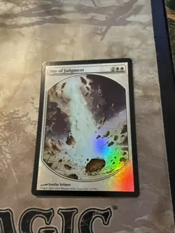 MTG FOIL Day of Judgment Magic Player Rewards Magic the Gathering - Image 1