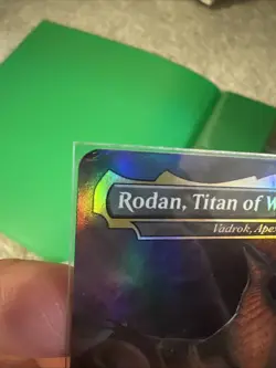 Moderate Play, English MTG Foil Rodan, Titan of Winged Fury - Vadrok, Apex of Th - Image 2