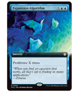 Expansion Algorithm - Extended Art Commander: Secrets of Strixhaven MTG - Image 1
