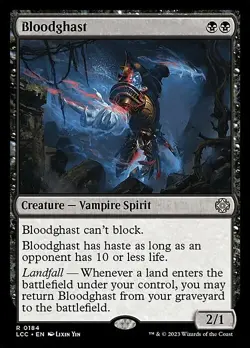 Magic The Gathering MTG BLOODGHAST The Lost Caverns of Ixalan NM Near Mint - Image 1