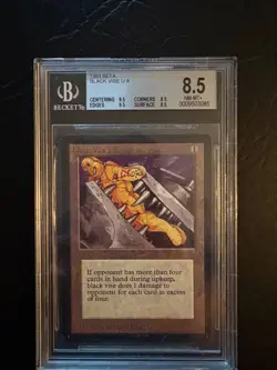 Beta Black Vise BGS 8.5 Graded Magic MTG - Image 1