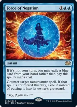 Wizards of the Coast Force of Negation Modern Horizons Rare Instant 052/254 EN … - Image 1