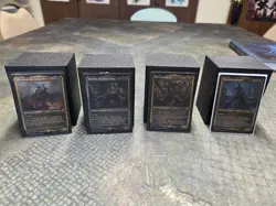Magic the Gathering - Warhammer 40k Commander decks, deck boxes, and sleeves - Image 1