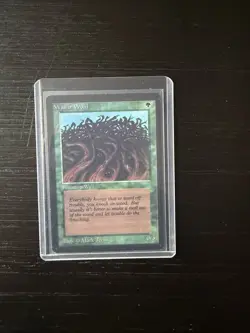 Magic The Gathering Beta Wall Of Wood Light Play - Image 1