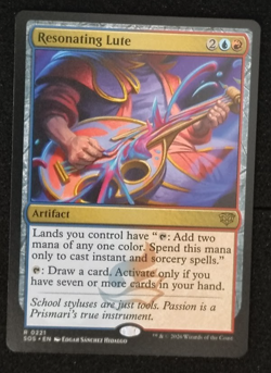 1x Resonating Lute - NM - Secrets of Strixhaven MTG - Image 1