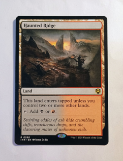 Haunted Ridge 0280 MTG Magic the Gathering Regular Rare INR NM - Image 1