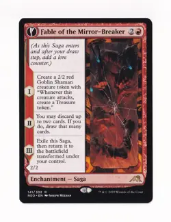 Magic the Gathering Kamigawa Neon Dynasty #141/302 Fable of the Mirror-Breaker - Image 1
