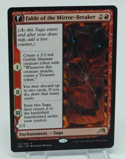 Magic the Gathering Kamigawa Neon Dynasty #141/302 Fable of the Mirror-Breaker - Image 3