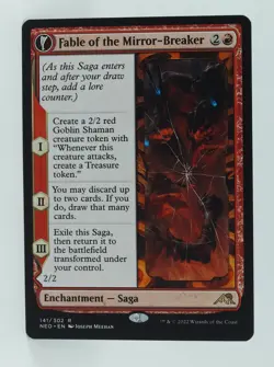 Magic the Gathering Kamigawa Neon Dynasty #141/302 Fable of the Mirror-Breaker - Image 5