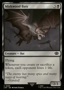 Mirkwood Bats 95 Universes Beyond: The Lord of the Rings: Magic: The Gathering - Image 1
