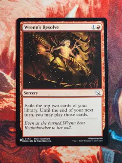Wrenn's Resolve The List Reprints Magic MTG PLST - Image 1
