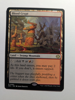 Blood Crypt Lorwyn Eclipsed 262 NM R Magic MTG Non Foil - Image 1