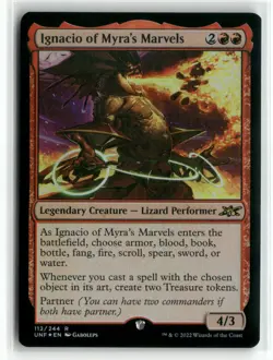 Ignacio of Myra's Marvels 112 Foil Unfinity UNF MTG Magic - Image 1