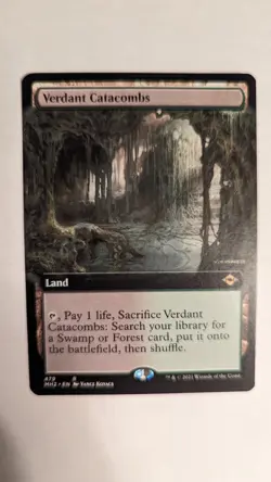1x Extended Art Verdant Catacombs NM - Modern Horizons 2 MH2 x1 - Image 1