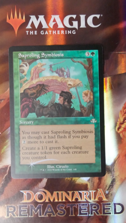 MTG DMR: Saproling Symbiosis ( Sorcery) Retro Frame Rare Foil 348 - Image 1