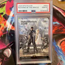 2025 MTG Final Fantasy Blessing of the Oracle Regular PSA 10 - Image 1