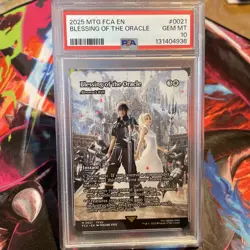 2025 MTG Final Fantasy Blessing of the Oracle Regular PSA 10 - Image 2