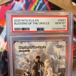 2025 MTG Final Fantasy Blessing of the Oracle Regular PSA 10 - Image 4